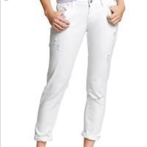 Brand New Old Navy White Skinny Cropped Jeans
